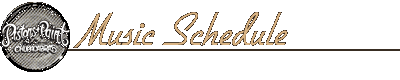 Music Schedule