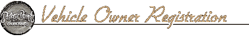 Vehicle Owner Registration
